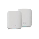 NETGEAR (RBK352) Orbi Mesh AX1800 (Up to 1.8 Gbps) Wi-Fi 6 Dual Band Router with 1 Satellite Extender Whole Home Coverage up to 2,500 sq. ft. and 30 Devices (2-Pack) | RBK352 | - CompuMe